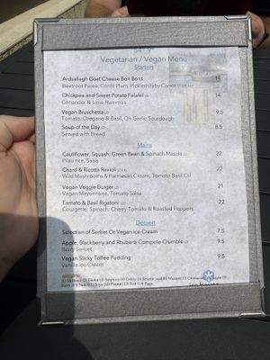 Menu  at The Ice House in Ballina