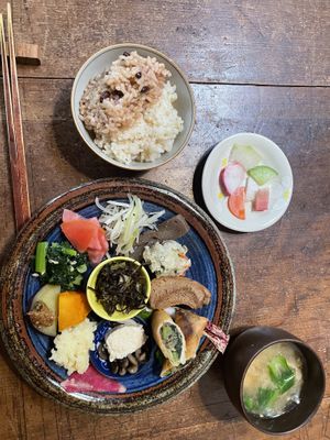 Vegan teishoku  at Kousaiken Gu in Kamakura