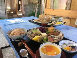 Lunch set at Kousaiken Gu in Kamakura
