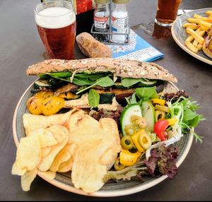 Giant vegan dish at Bottegin in Rabat