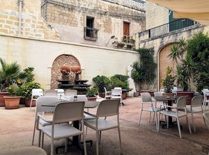Courtyard at Bottegin in Rabat
