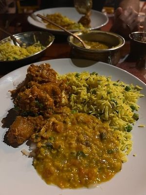 Main Dhal Meal at Indian Summer in Basseterre