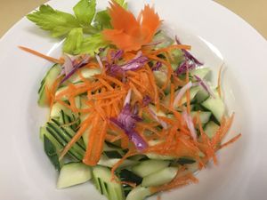 Cucumber salad at Jewel of Siam in Orland Park