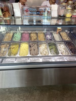 So hard to choose!! (But go for the mint chocolate chip)   at Mad Pops in Canggu
