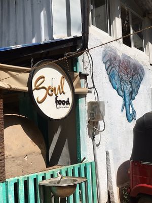 Entrance at Soul Food in Kandy