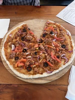 Jackfruit pizza  at Soul Food in Kandy