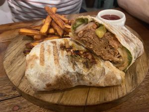 Jackfruit wrap  at Soul Food in Kandy