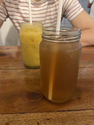 Strawberry ice tea  at Soul Food in Kandy