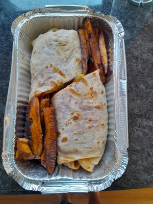 Wrap with advocado at Soul Food in Kandy