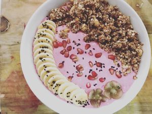 Smoothie bowl at Soul Food in Kandy