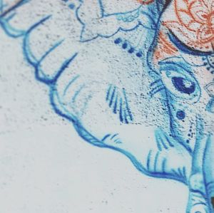 Graffiti / wall art at Soul Food in Kandy