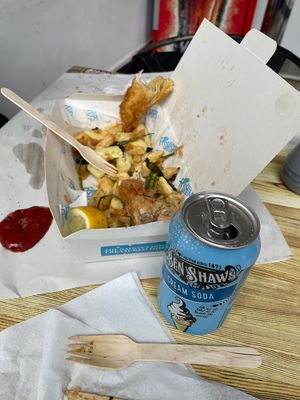 Some fish n chips  at Catch22 in Bristol