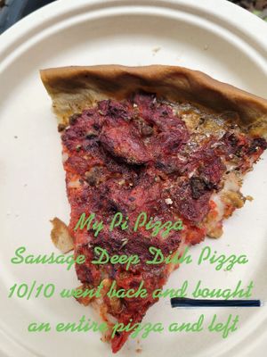 Vegan sausage   at My Pi in Chicago