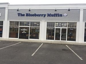 Front of restaurant in Cedarville, MA at The Blueberry Muffin in Plymouth