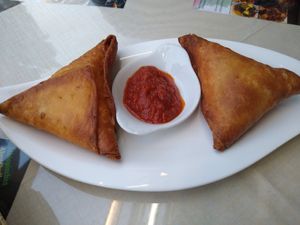 Vegan starter at Addis Abebaye in Mainz