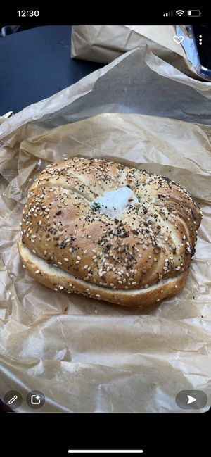   at Liberty Bagels in New York City
