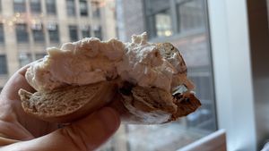   at Liberty Bagels in New York City