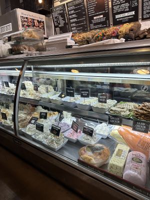 Tofu cream cheese galore    at Liberty Bagels in New York City