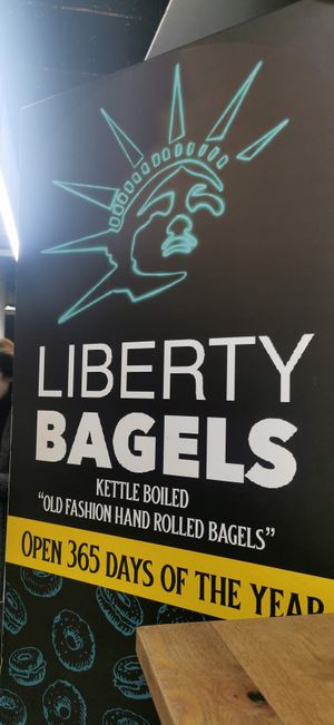  at Liberty Bagels in New York City
