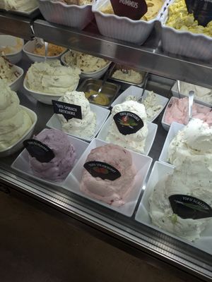 Tofu cream cheese options at Liberty Bagels in New York City