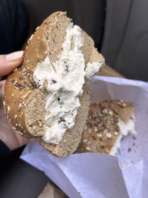   at Liberty Bagels in New York City