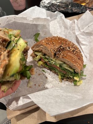   at Liberty Bagels in New York City