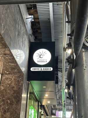   at Liberty Bagels in New York City