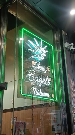 at Liberty Bagels in New York City
