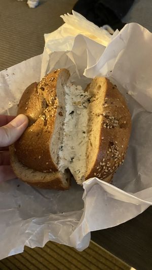   at Liberty Bagels in New York City