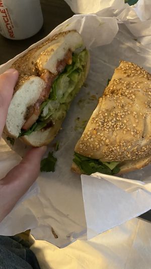   at Liberty Bagels in New York City