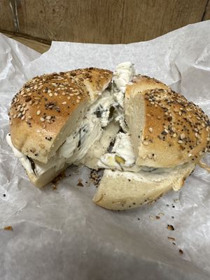   at Liberty Bagels in New York City