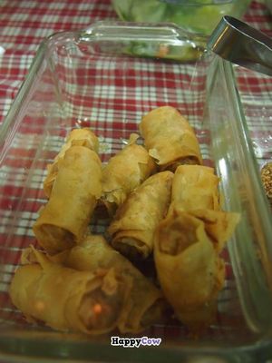 lumpia shanghai and combo meal at Veggielicious - Your Vegetarian Fastfood in Bacolod Negros Occidental