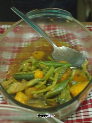 Filipino food 'Pinakbet' at Veggielicious - Your Vegetarian Fastfood in Bacolod Negros Occidental
