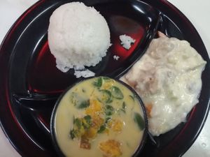 Budget meal with drink = 80 pesos at Veggielicious - Your Vegetarian Fastfood in Bacolod Negros Occidental