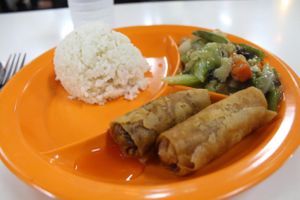 Vegan meal at Veggielicious! Not so Veggielicious to be honest. This place really needs improvement. at Veggielicious - Your Vegetarian Fastfood in Bacolod Negros Occidental