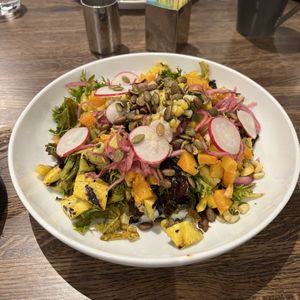 fall harvest salad  at Spirit Elephant in Winnetka