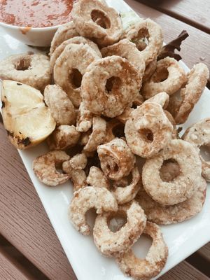 Fried mushrooms 🍄   at Spirit Elephant in Winnetka