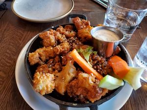 Cauliflower wings appetizer at Spirit Elephant in Winnetka