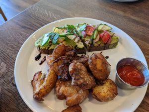 Avocado Toast at Spirit Elephant in Winnetka