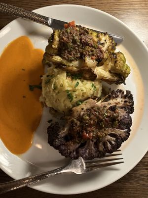 Cauliflower steak  at Spirit Elephant in Winnetka