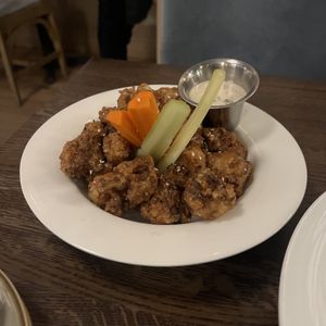 garlic parmesan cauli wings  at Spirit Elephant in Winnetka