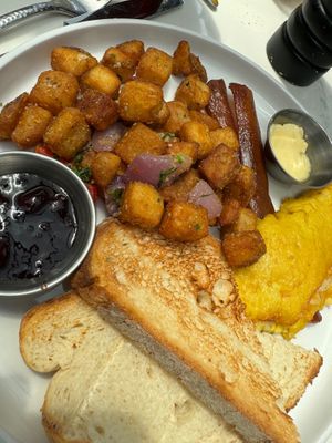 The American breakfast is really good. at Spirit Elephant in Winnetka