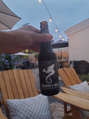 Cool drinks and patio/lounge area at Spirit Elephant in Winnetka