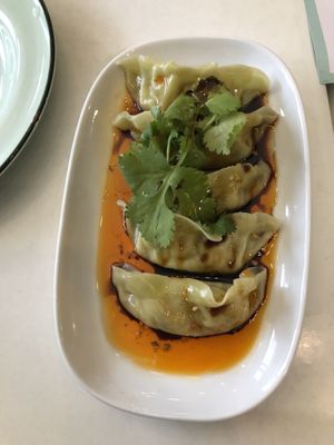 Vegetarian Dumplings as Vegan (not GF)  at Luho Restaurant in Crows Nest