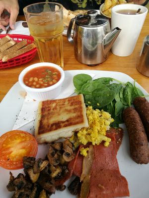 Vegan Breakfast at Kelly's Diner in Letterkenny