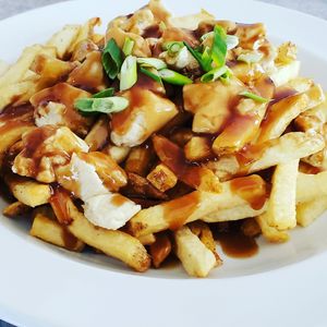 Vegan Poutine at Buskers in Prince George