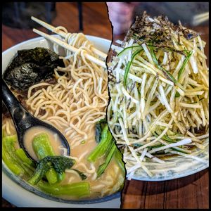 Vegan Ramen and Daikon Salad at Wagaya in Honolulu