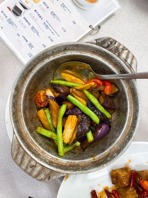 Eggplant casserole  at ZhīDàoLe CháLóu Shū Shí 知道了茶樓蔬食 in Taipei