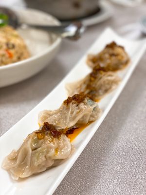 Omnipork dumplings (must try) at ZhīDàoLe CháLóu Shū Shí 知道了茶樓蔬食 in Taipei
