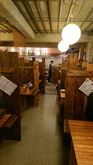 Tabels, BBQ in the back at Kobito in Rankoshi